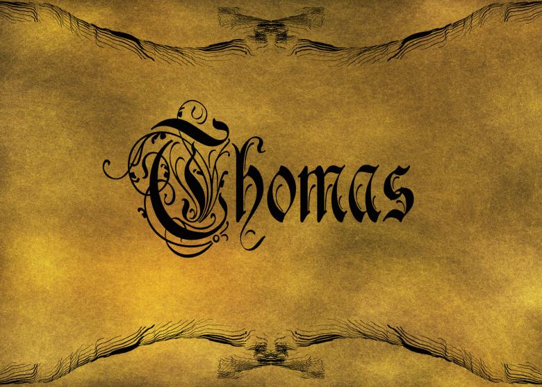 Free stock image of Old World Calligraphy created by George Cuda