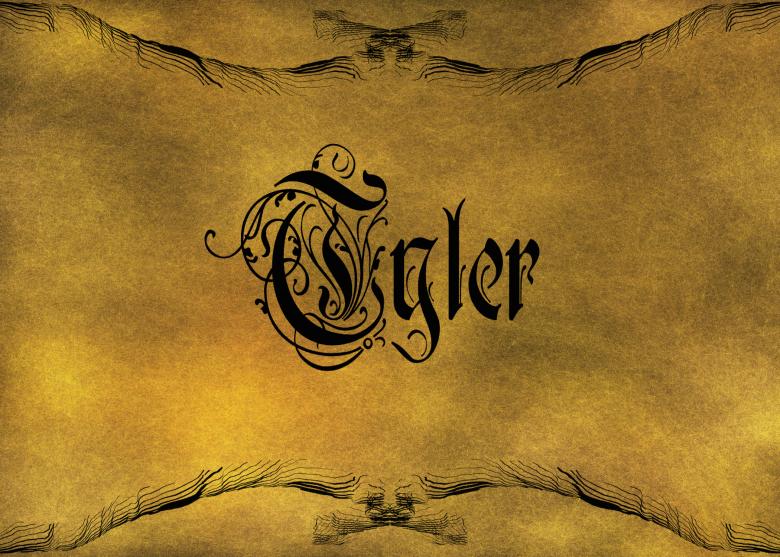 Free stock image of Old World Calligraphy created by George Cuda
