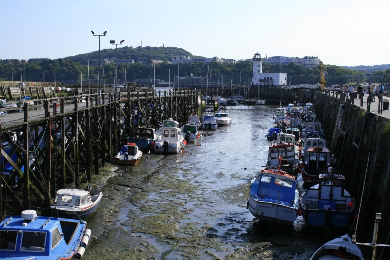 Free stock image of Low Tide in Scarborough created by Eduard Leon Kohler