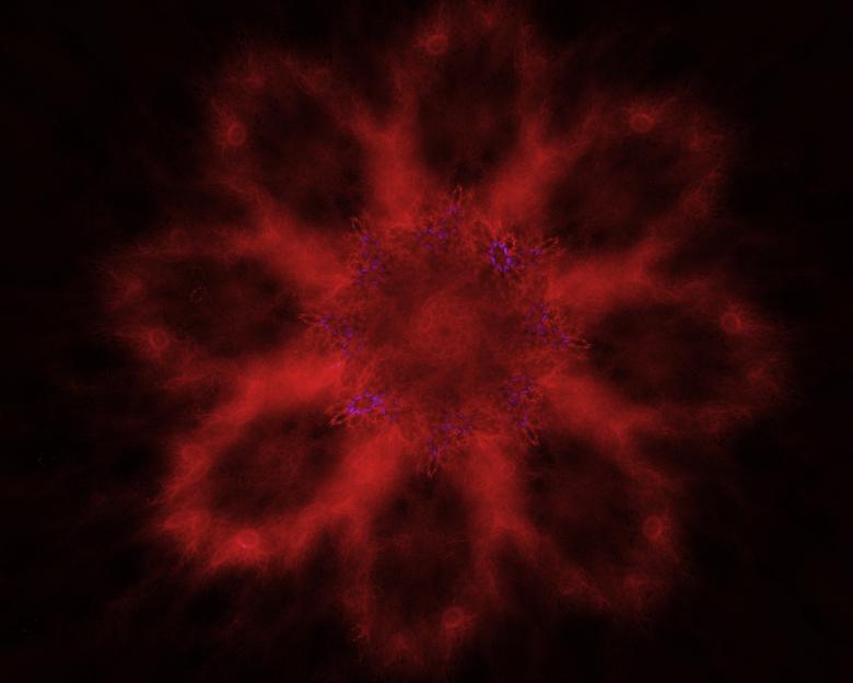 Free stock image of Fractal flower created by Alen