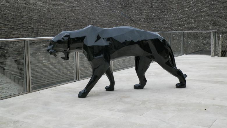 Free stock image of Panther statue created by Christian Cano