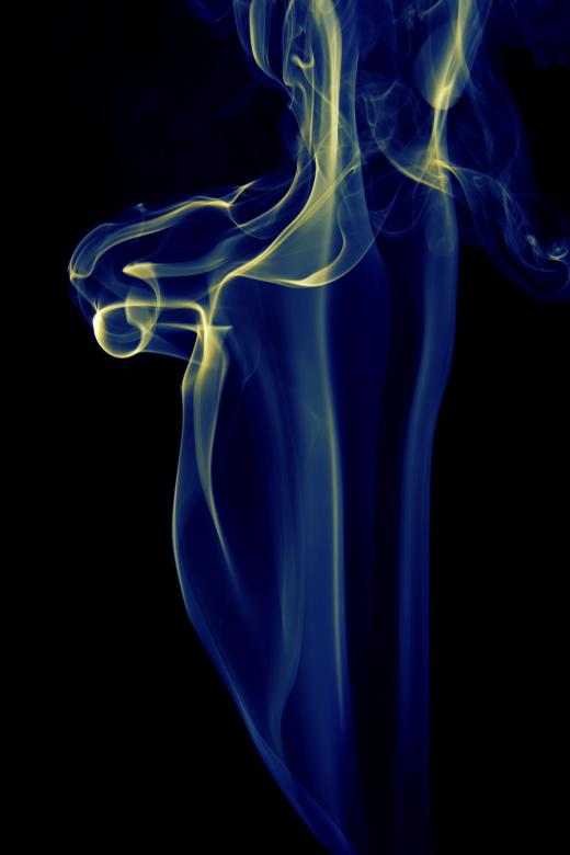 Free stock image of Smooth Blue Smoke on Black created by 2happy