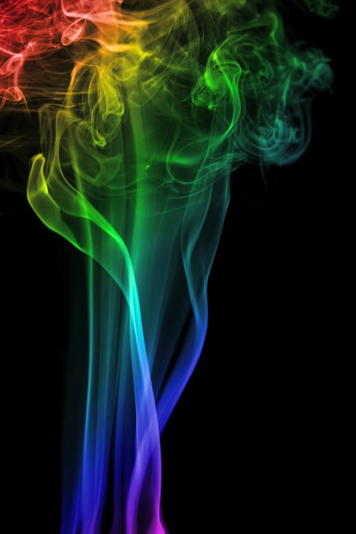 Free stock image of Multicolor smoke swirl created by 2happy
