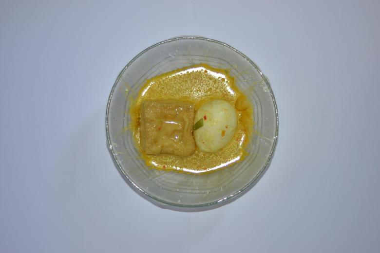 Free stock image of Egg and tofu curry created by Ryan Jhoe