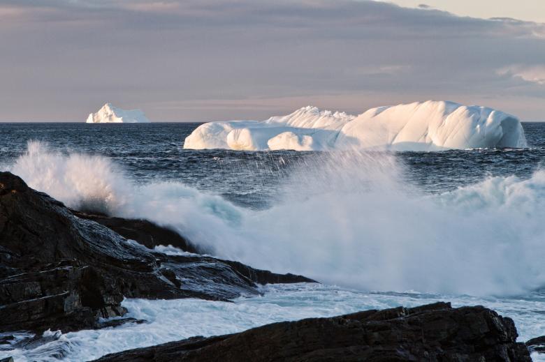 Free stock image of Icebergs outside of coast created by Geoffrey Whiteway