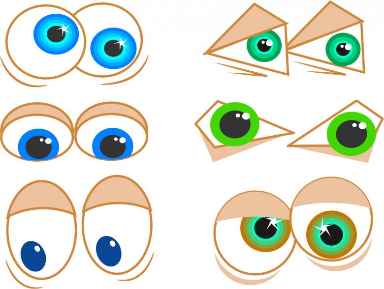Free stock image of Cartoon Eyes created by Prawny