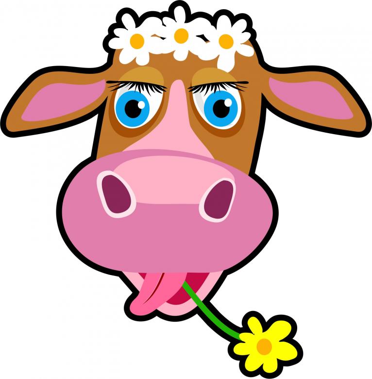 Free stock image of Cartoon Cow Clip Art created by Prawny
