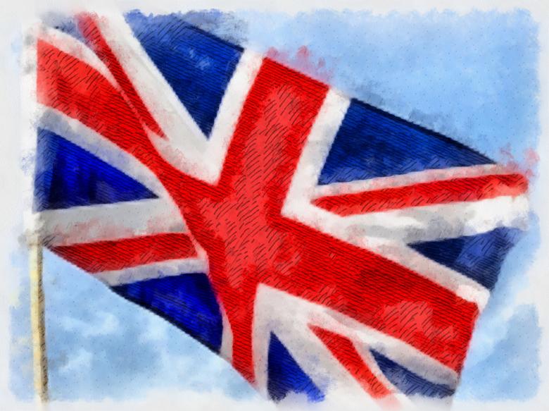 Free stock image of UK Flag Painting created by Prawny