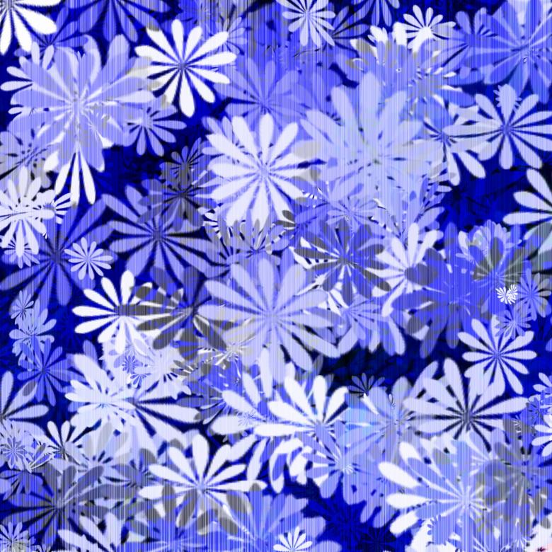 Free stock image of Blue Flowers created by Prawny