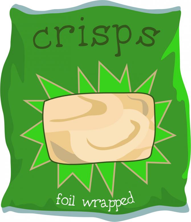 Free stock image of Bag of Crisps created by Prawny