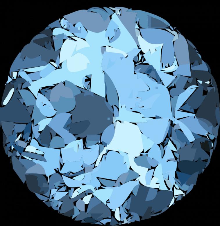Free stock image of Blue crystal created by Anna Blackvoid
