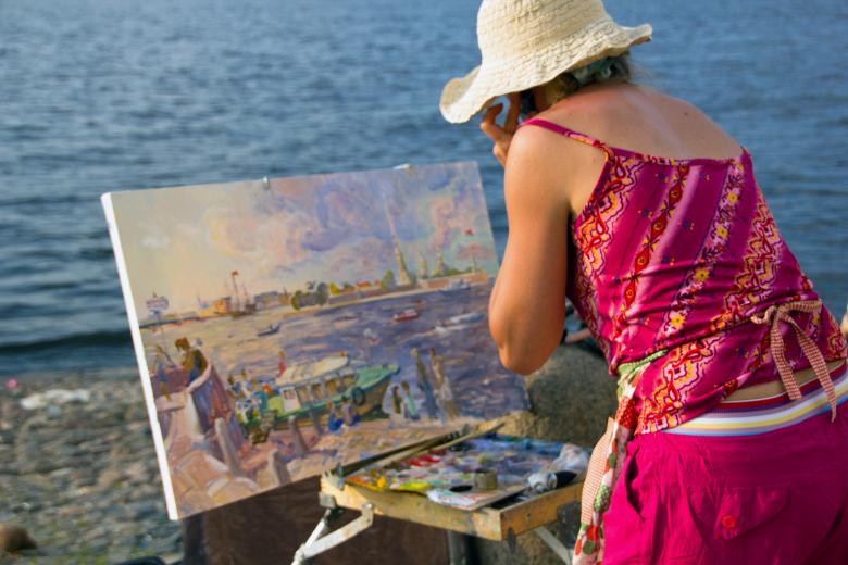 Free stock image of Painting a picture created by 2happy