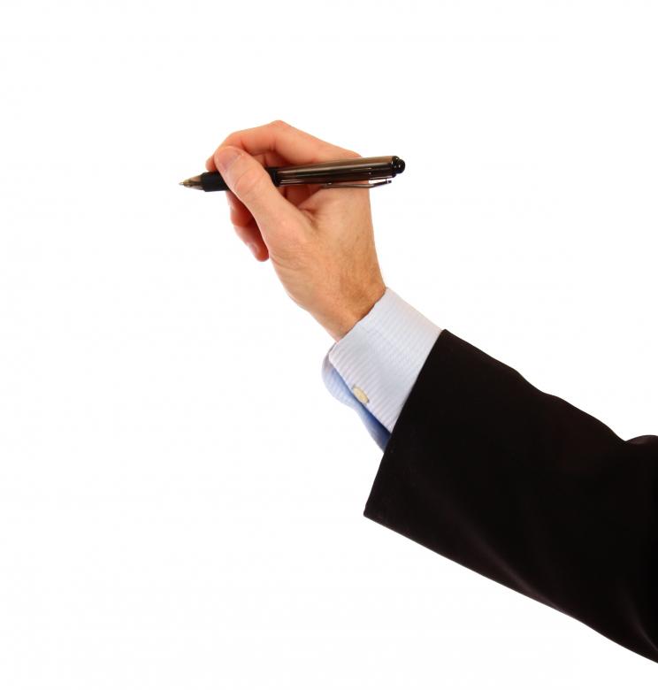 Free stock image of A hand writing with a pen created by Benjamin Miller