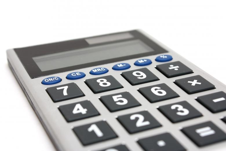 Free stock image of A calculator isolated on white created by Benjamin Miller