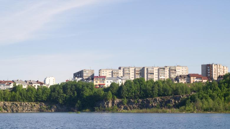 Free stock image of Quarry lake buildings created by Mikhail