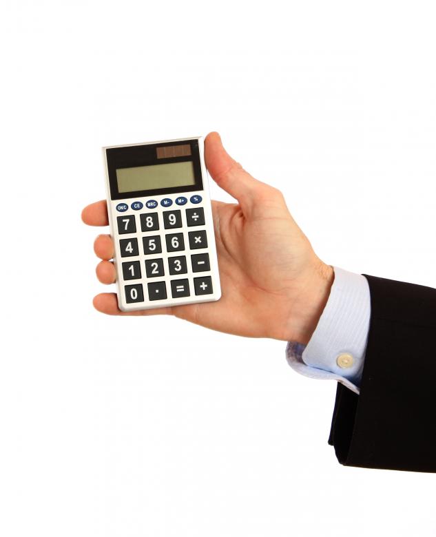 Free stock image of A hand holding a calculator created by Benjamin Miller