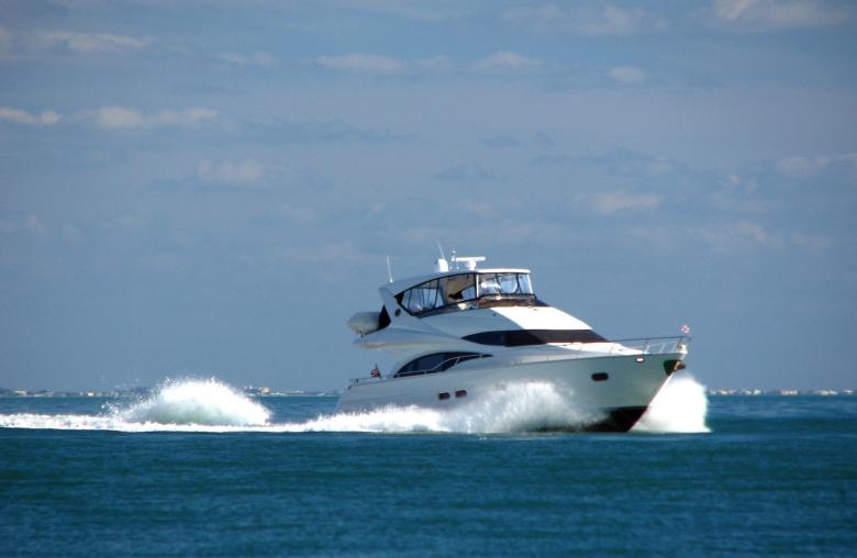 Free stock image of A motorboat on the ocean created by Benjamin Miller