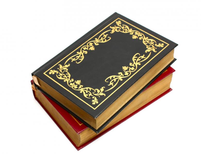 Free stock image of A stack of old books isolated on a white created by Benjamin Miller
