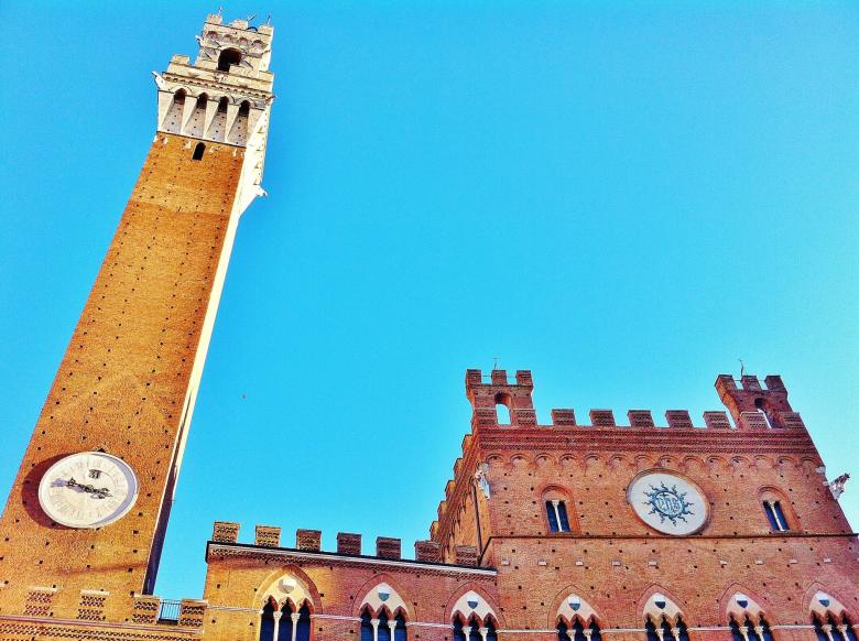 Free stock image of La Torre del Mangia created by Nestor Romero