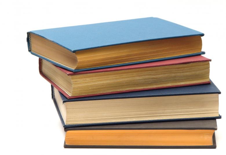 Free stock image of A stack of books isolated on white created by Benjamin Miller