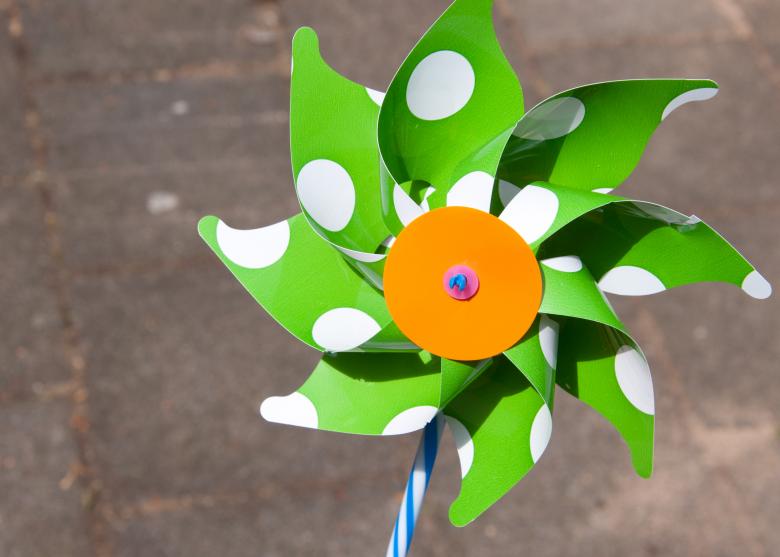 Free stock image of Colorful pinwheel created by Luka