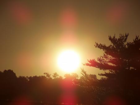Sun Rise over hill - Free Stock Photo