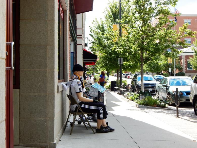Free stock image of Sidewalk Mannequin created by John C. Thomas