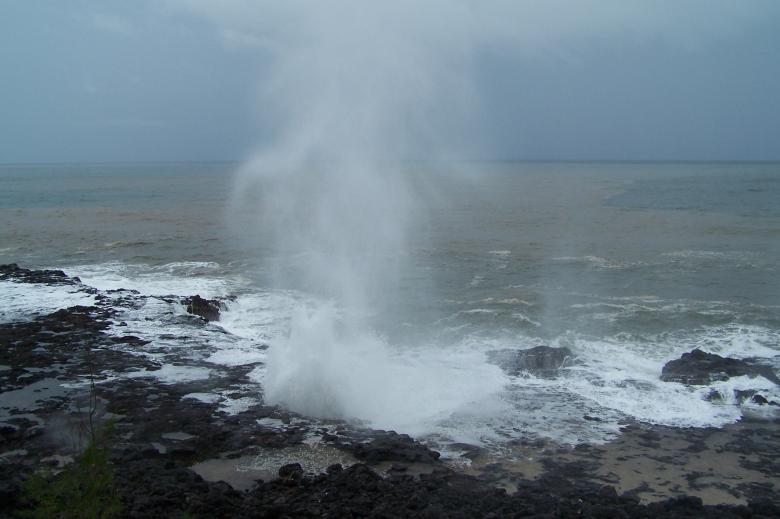 Free stock image of Blow Hole in Hawaii 2 created by delicopsch56