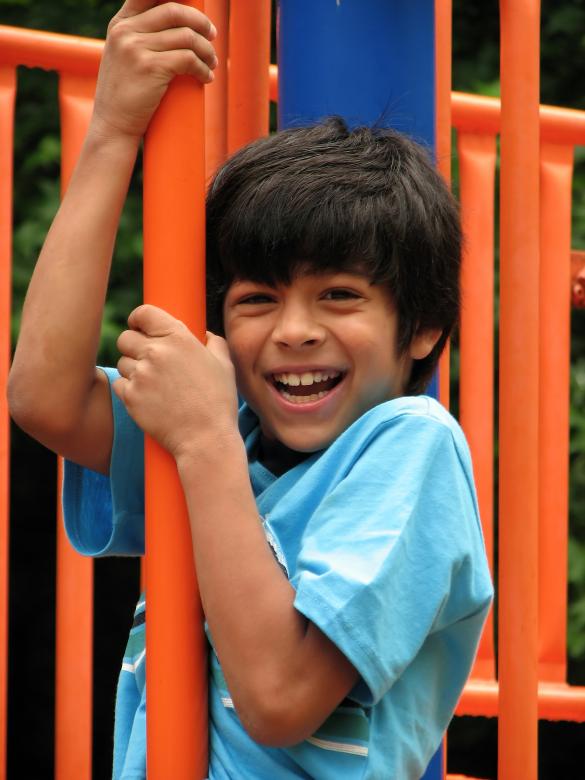 Free stock image of A young boy playing on a playground created by Benjamin Miller