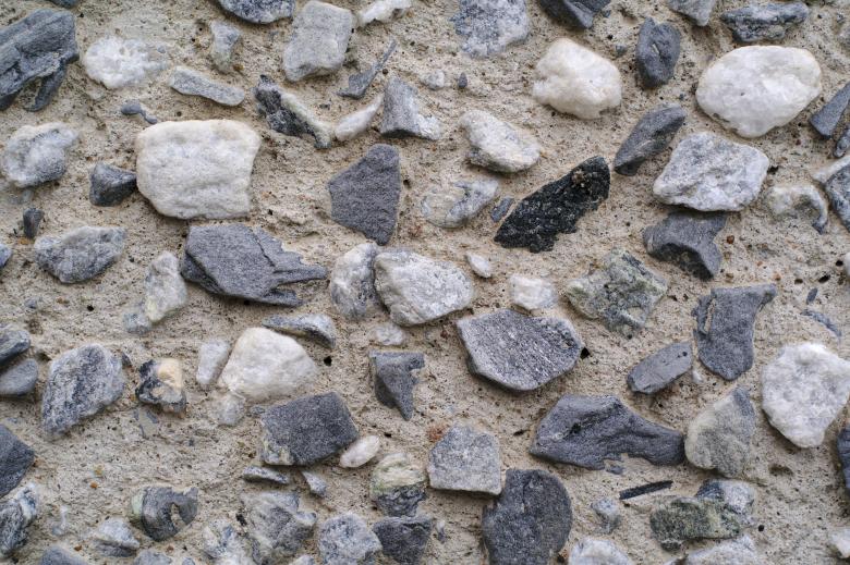 Free stock image of Cemented gravel wall close-up created by Mikhail