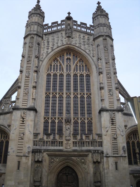 Free stock image of West view Bath Abbey created by Mark Gleeson