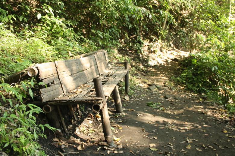 Free stock image of Abandoned bench in the forest created by sanjay kumar