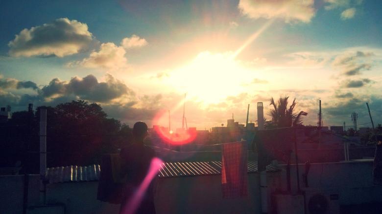 Free stock image of A bright sunny evening created by sanjay kumar