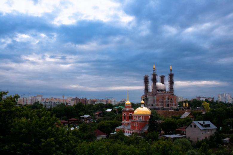Free stock image of mosque and old church created by 2happy