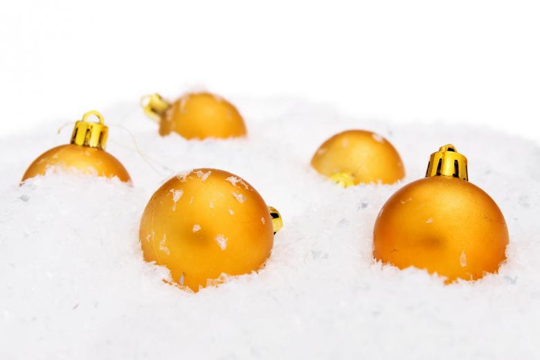 Free stock image of Golden Christmas Balls created by 2happy