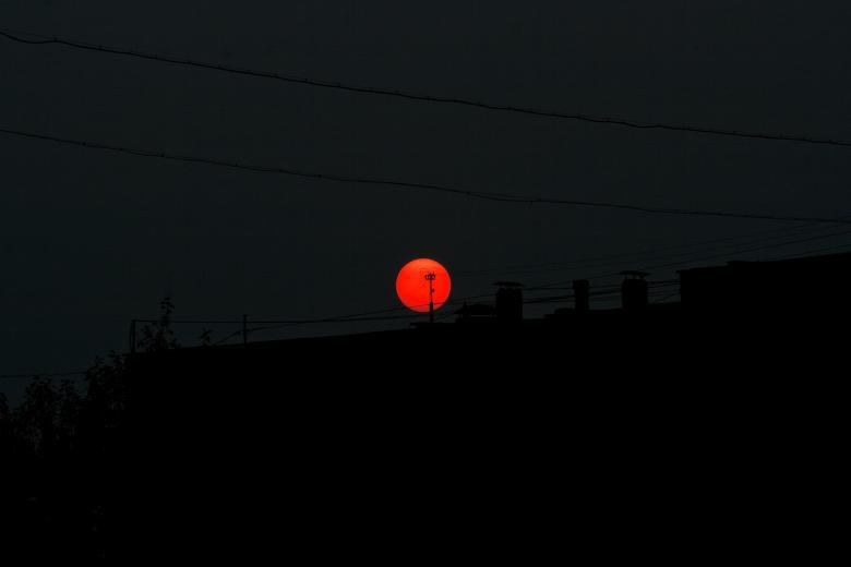 Free stock image of Red Sun created by 2happy