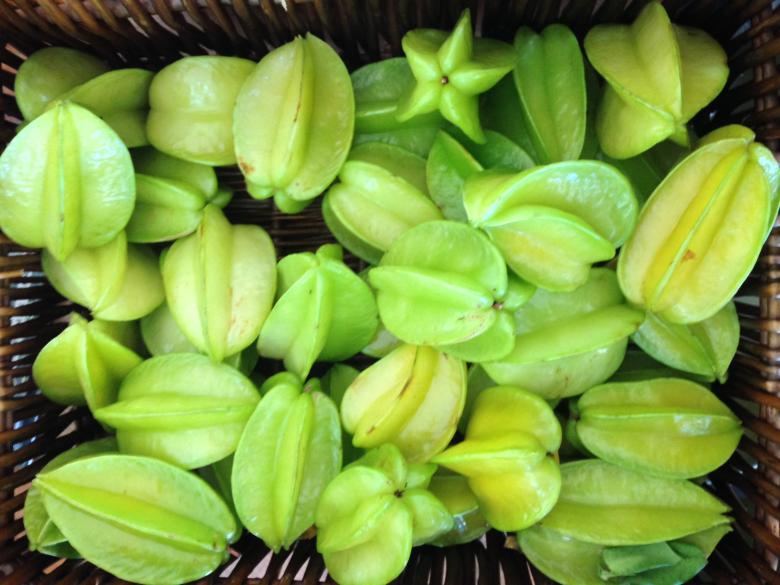 Free stock image of Star Fruit in Basket created by Adam Sherman
