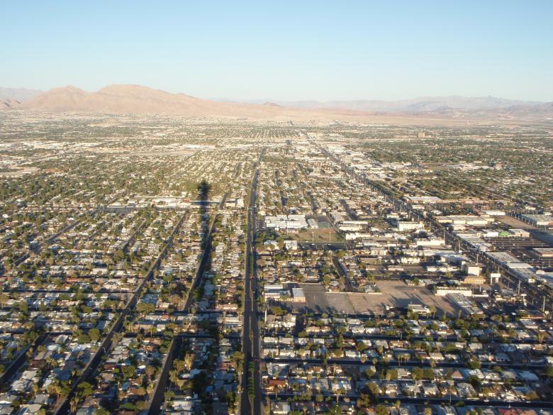Free stock image of Las Vegas from above created by Wady Galfskiy