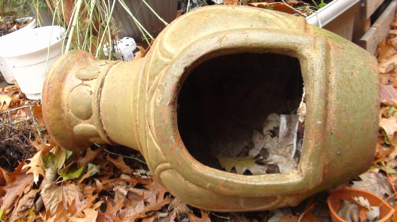 Free stock image of Fall Firepit Fallen Over created by Reggie K.