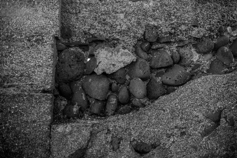 Free stock image of Stones in Concrete Texture created by Bjorgvin