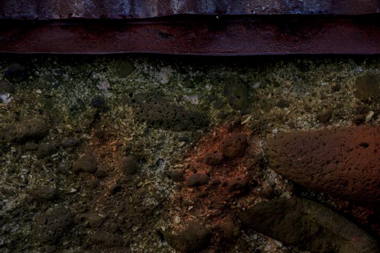 Free stock image of Rust stained concrete wall created by Bjorgvin