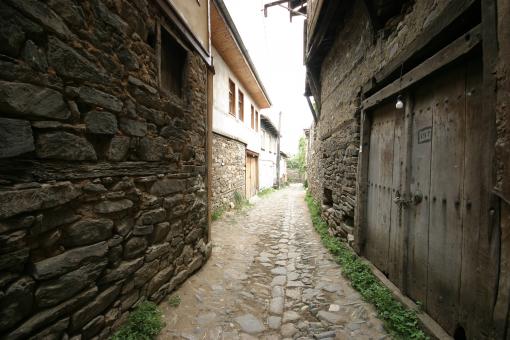 Old Village Street - Free Stock Photo