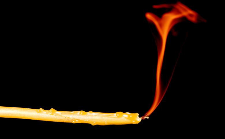 Free stock image of Red Smoke from Candle created by 2happy