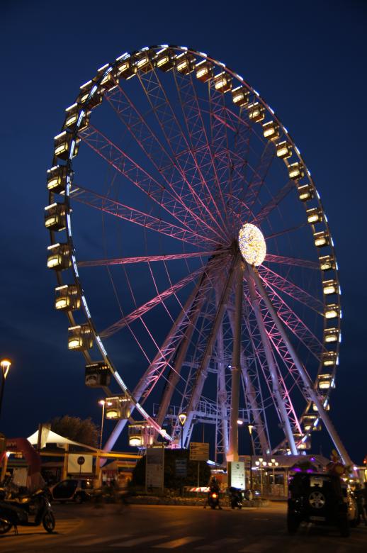 Free stock image of Ferris wheel in Rimini created by Dmitry Kuleshov