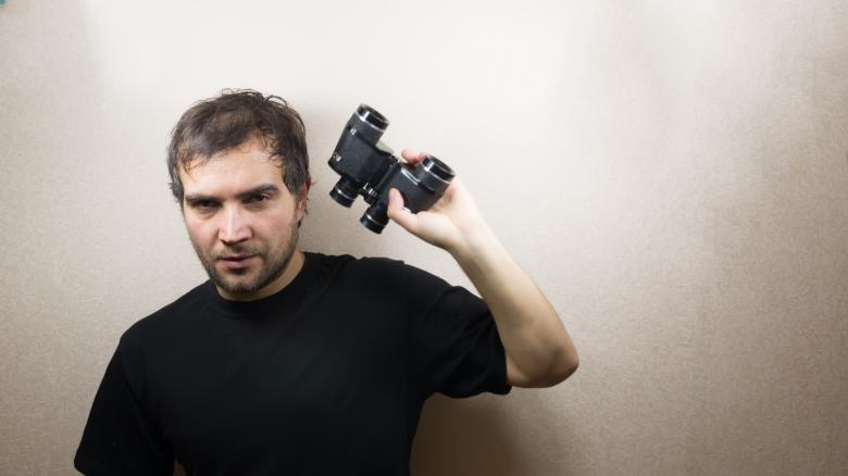 Free stock image of young man with binoculars created by Mudretsov Olexandr