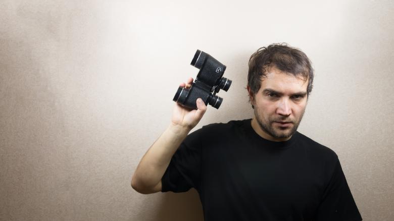 Free stock image of young man with binoculars created by Mudretsov Olexandr
