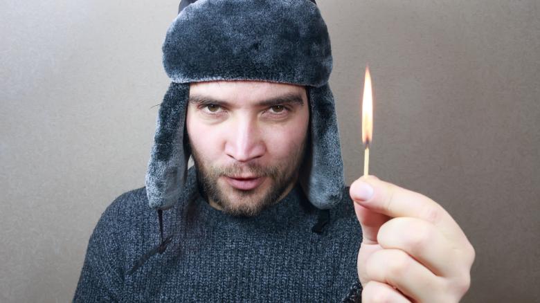 Free stock image of Young man holding a match created by Mudretsov Olexandr