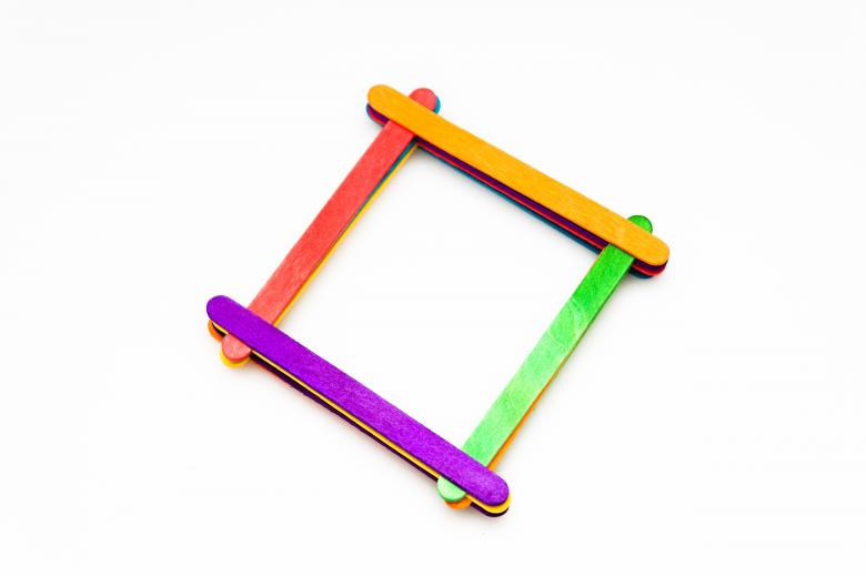 Free stock image of Square from Sticks created by Geoffrey Whiteway