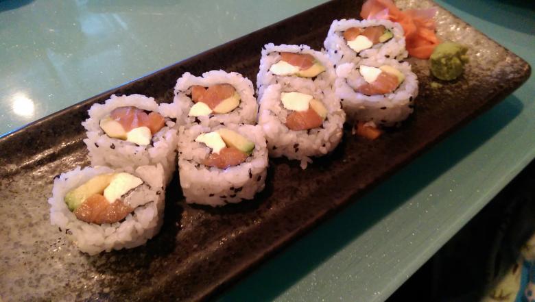 Free stock image of Sushi Philadelphia Rolls created by Jared Davidson