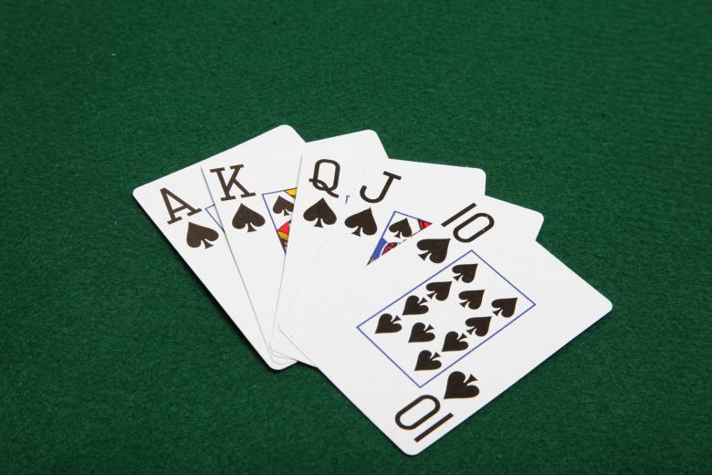 Free stock image of Poker hand -Straight created by Jared Davidson